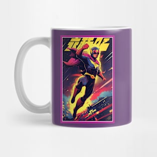 Retro Anime Comic Hero | Anime Origin | Vintage Anime Art Mug